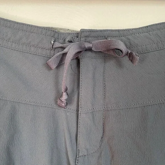 Mountain Hardwear size Women's 10/32 Gray Cargo Stretchy Hiking Outdoors Pants - Picture 4 of 11